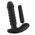 Black Velvet plisirani vibrator - srednji (crni) 