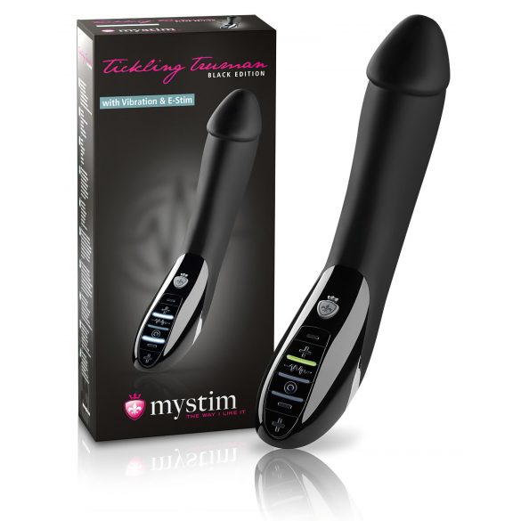 mystim Black Edition Tickling Truman - elektrostimulacijski vibrator 