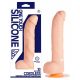 One Touch 8 - Silikonski vibrator za testise (prirodni) 