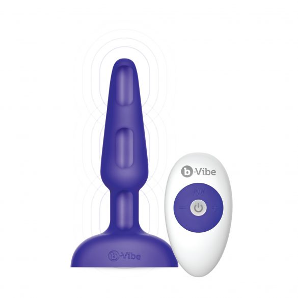 b-Vibe trio - 3-motorni analni vibrator (ljubičasti) 