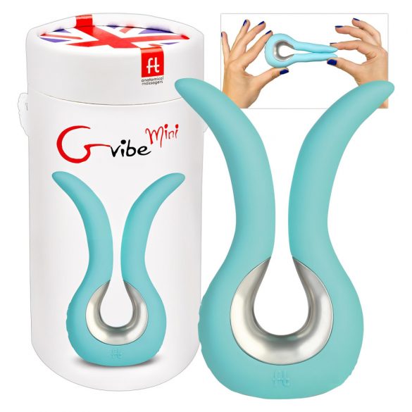 G-vibe Mini - USB silikonski vibrator (mint) 