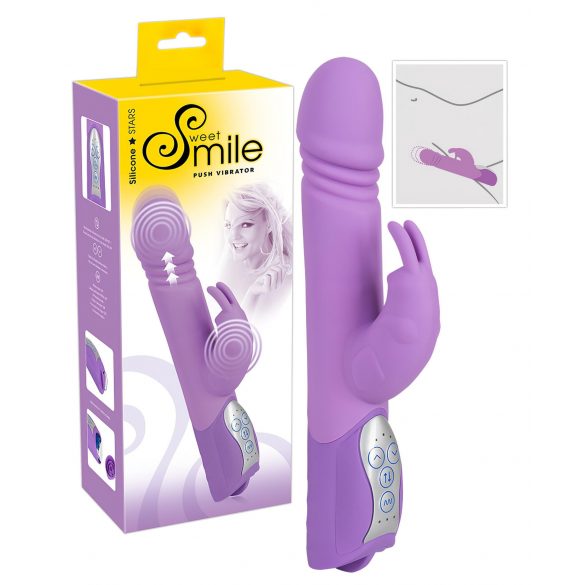 SMILE Push - push, vibrator klitoralne poluge (ljubičasti) 