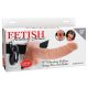 Fetiš Strap-on 9 - vibrator sa straponom (prirodni) 