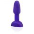 b-Vibe Rimming - rotirajući analni vibrator s kuglicama (ljubičasti)