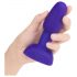 b-Vibe Rimming - rotirajući analni vibrator s kuglicama (ljubičasti)