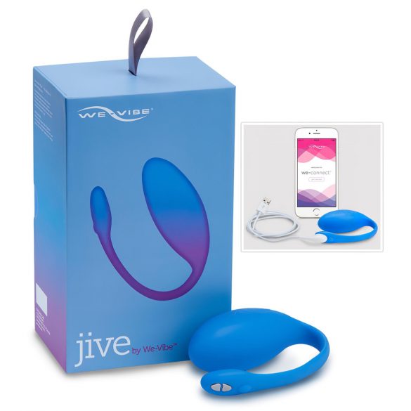 We-Vibe Jive - punjivo pametno vibrirajuće jaje (plavo) 