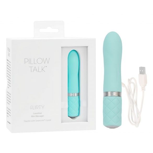 Pillow Talk Flirty - bežični štapni vibrator (tirkizna) 