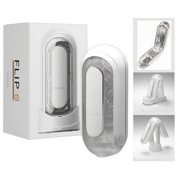 TENGA Flip Zero - vibrirajući masturbator (bijeli) 