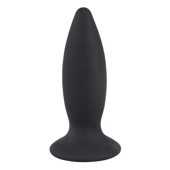 Black Velvet S - analni vibrator na baterije, početnički - mali (crni) 