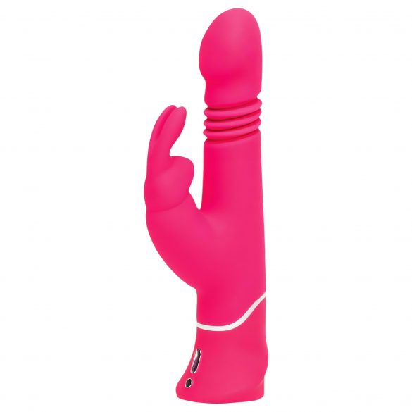 Happyrabbit Thrusting - punjivi vibrator s klitoralnim nastavkom (roza)