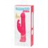 Happyrabbit Thrusting - punjivi vibrator s klitoralnim nastavkom (roza)