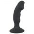 Black Velvet - akumulatorski analni vibrator s penisom (crni)