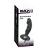 Black Velvet - akumulatorski analni vibrator s penisom (crni)