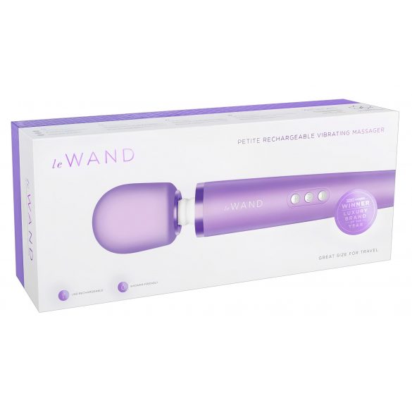 Le Wand Petite - ekskluzivni vibrator za masažu na baterije (ljubičasti) 