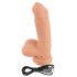 realistixxx Torero - rotirajući vibrator na baterije, realističan s vakuumskim čašicama (22 cm) 