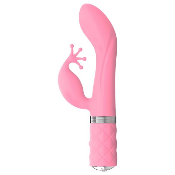 Pillow Talk Kinky - vibrator G-točke s dvije točke na baterije (ružičasti) 