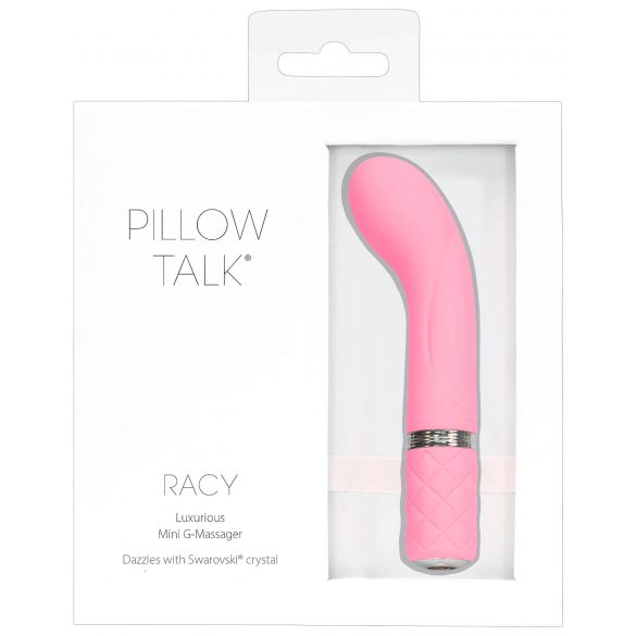 Pillow Talk Racy - punjivi vibrator za usku G-točku (ružičasti) 