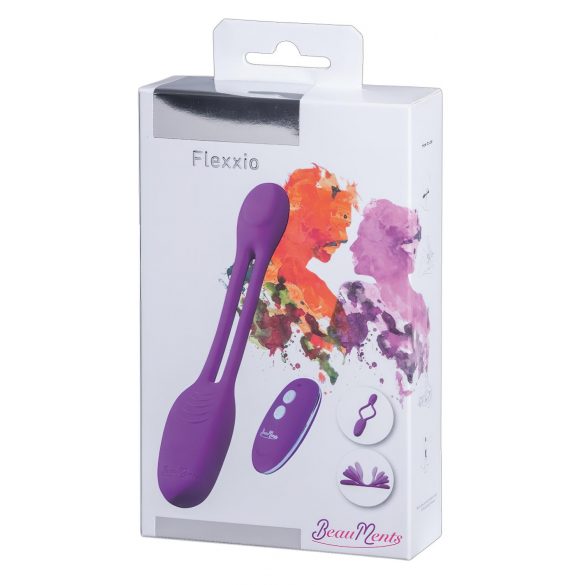 BeauMents Flexxio - 2-motorni parni vibrator (ljubičasti)