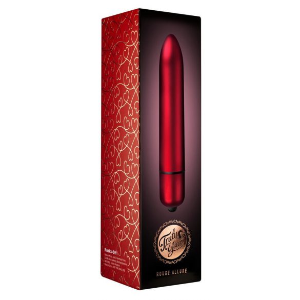 Rouge Allure - standardni štapni vibrator (10 ritmova) - crveni 