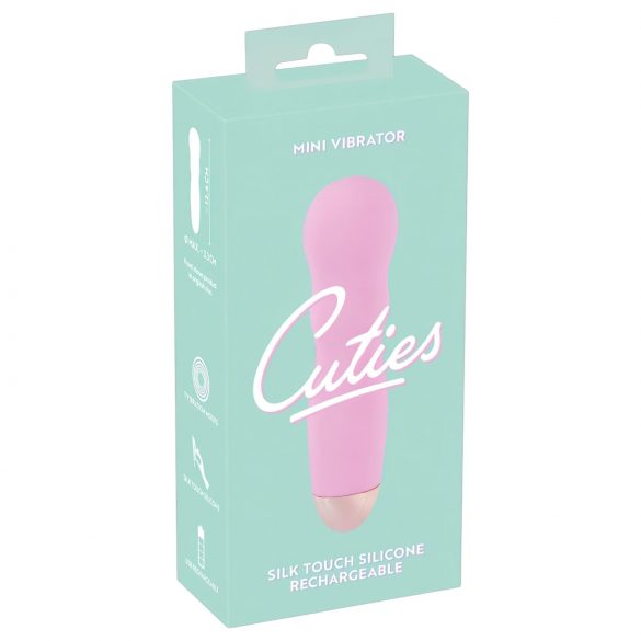 Cuties Mini Rose - bežični, valoviti vibrator (ružičasti) 