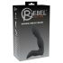 Rebel - punjivi vibrator za prostatu penisa (crni) 