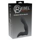 Rebel - punjivi vibrator za prostatu penisa (crni) 