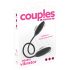 Couples Choice - punjivi, dvostruki vibrator (crni) 