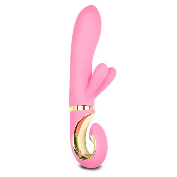 G-Vibe GRabbit - vibrator G-točke s 3 motora na baterije (ružičasti) 