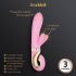 G-Vibe GRabbit - akumulatorski, 3-motorski G-točkovni vibrator (ružičasti)