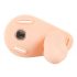 You2Toys - Strap-On - punjivi dvostruki vibrator s remenom (prirodni) 