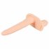 You2Toys - Strap-On - punjivi dvostruki vibrator s remenom (prirodni) 