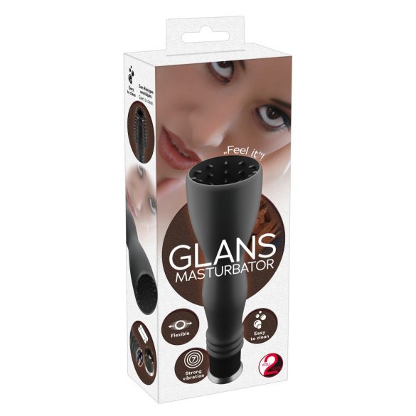 You2Toys - Glans - vibrator za glans (crni) 