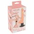 Nature Skin M - realistični vibrator za testise, s ljepljivim potplatom (prirodni) 