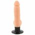 Nature Skin M - realistični vibrator za testise, s ljepljivim potplatom (prirodni) 