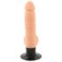 Nature Skin M - realistični vibrator za testise, s ljepljivim potplatom (prirodni) 