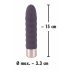 You2Toys Elegant Diamond - bežični štapni vibrator (tamnoljubičasti) 