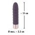 You2Toys Elegant Diamond - bežični štapni vibrator (tamnoljubičasti) 