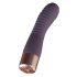 You2Toys Elegant Flexy - punjivi, nabrani vibrator za G-točku (tamnoljubičasti) 