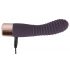 You2Toys Elegant Flexy - punjivi, nabrani vibrator za G-točku (tamnoljubičasti) 