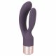 You2Toys Elegant Double - punjivi vibrator za klitoris (tamnoljubičasti) 