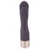 You2Toys Elegant Double - punjivi vibrator s rukom za klitoris (tamnoljubičasti)