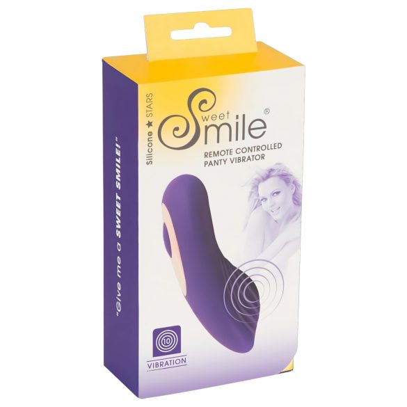 SMILE Panty - bežični, radio klitoralni vibrator (ljubičasti) 