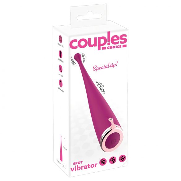 Couples Choice - punjivi vibrator za klitoris (ružičasti) 