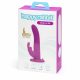 Happyrabbit Strap-On - vibrator sa zečićem na remen (ljubičasta) 