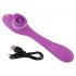 You2Toys - 2-Function Vibe - klitoralni i vaginalni vibrator na punjenje (ljubičasti) 