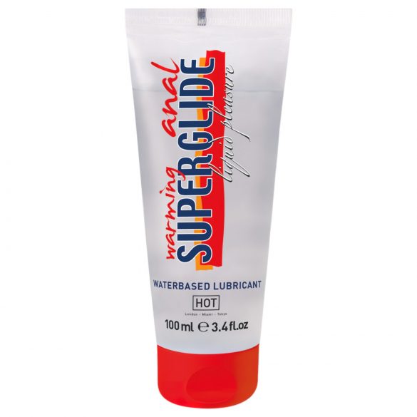 HOT Anal Superglide - lubrikant za analnu upotrebu s efektom grijanja (100 ml)