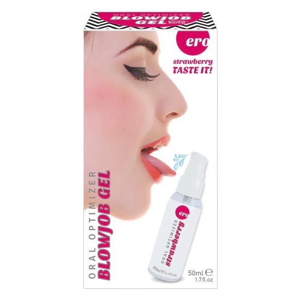 Blowjob Gel - oralni lubrikantni gel - jagoda (50ml) 