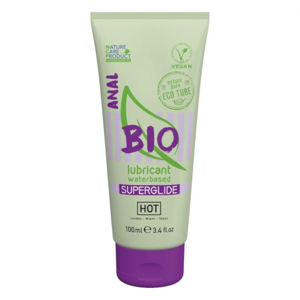 HOT BIO Superglide Anal - veganski analni lubrikant na bazi vode (100 ml) 