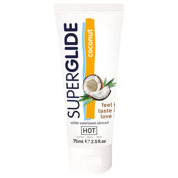 HOT Superglide Coconut - jestivi lubrikant (75ml) 