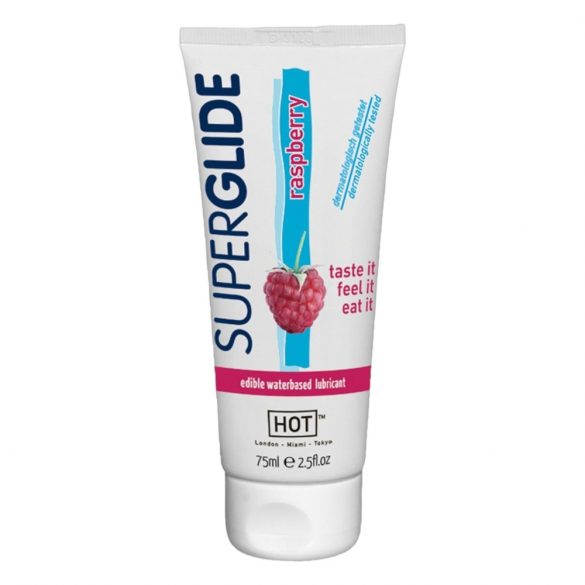 HOT Superglide Raspberry - jestivi lubrikant (75ml) 